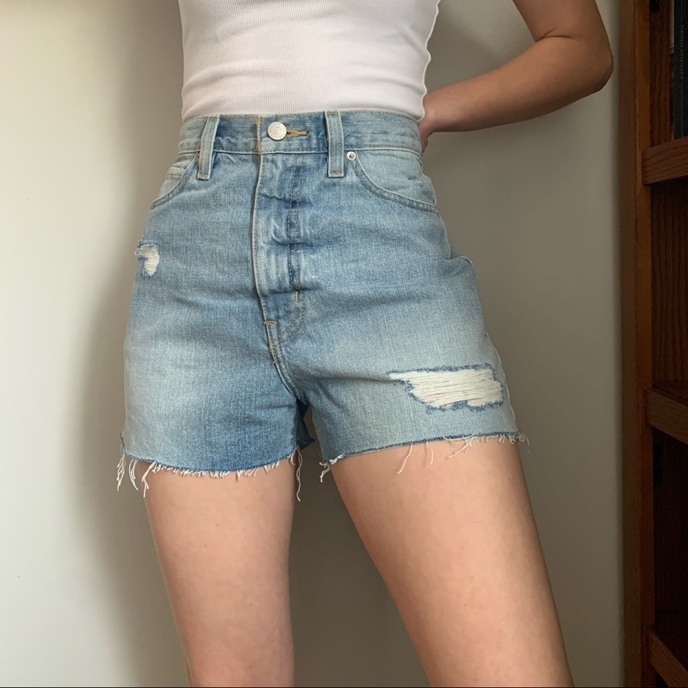 nwt bdg (urban outfitters) girlfriend high rise shorts